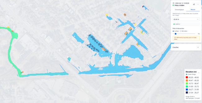 Electronic flood mapping  from JFSA Québec