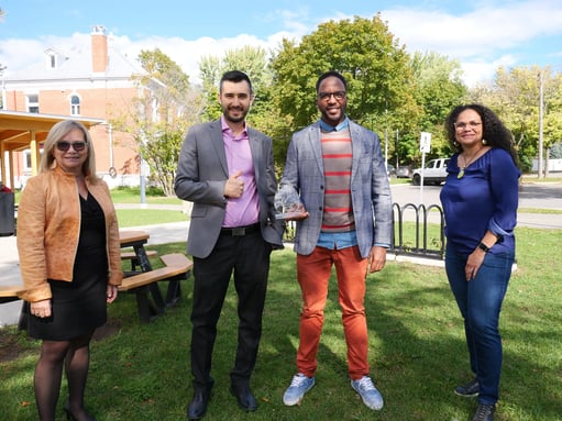 Timothé Roy-Bouchard et Eddy Dureuil, AquaHacking 2021.